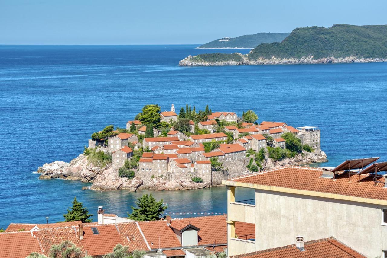 Apartman Marija LUX Sveti Stefan Bagian luar foto