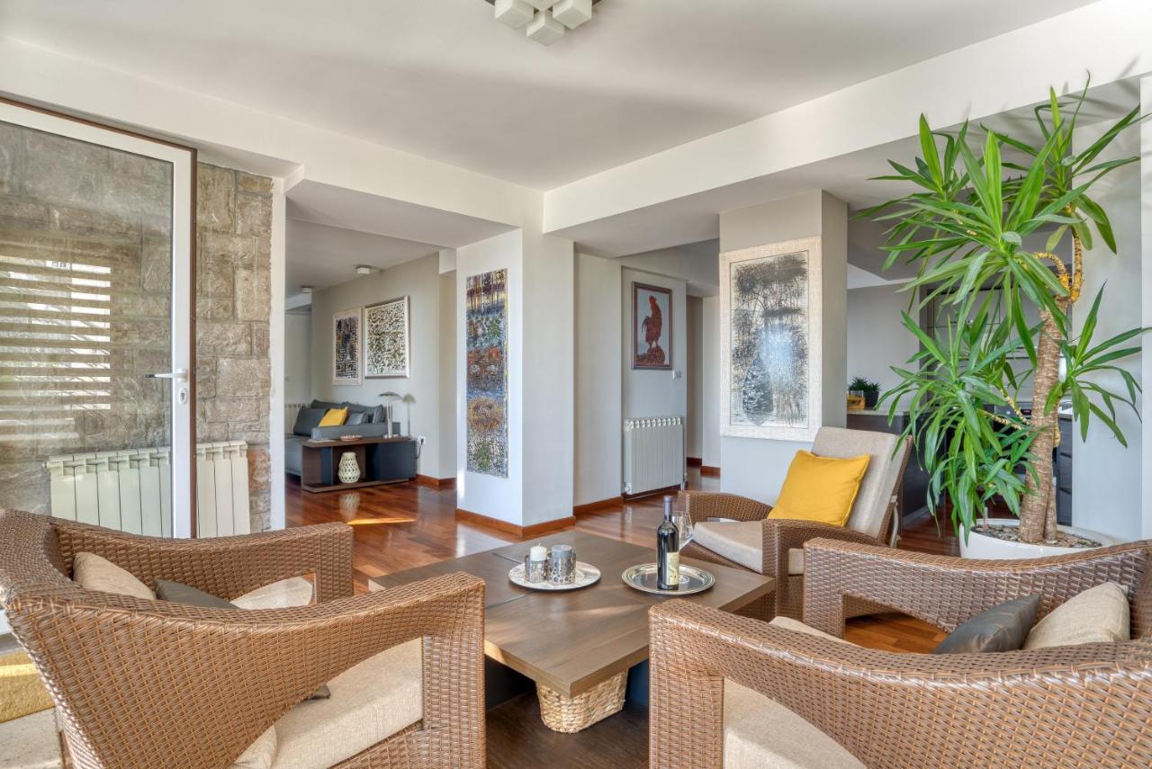 Apartman Marija LUX Sveti Stefan Bagian luar foto