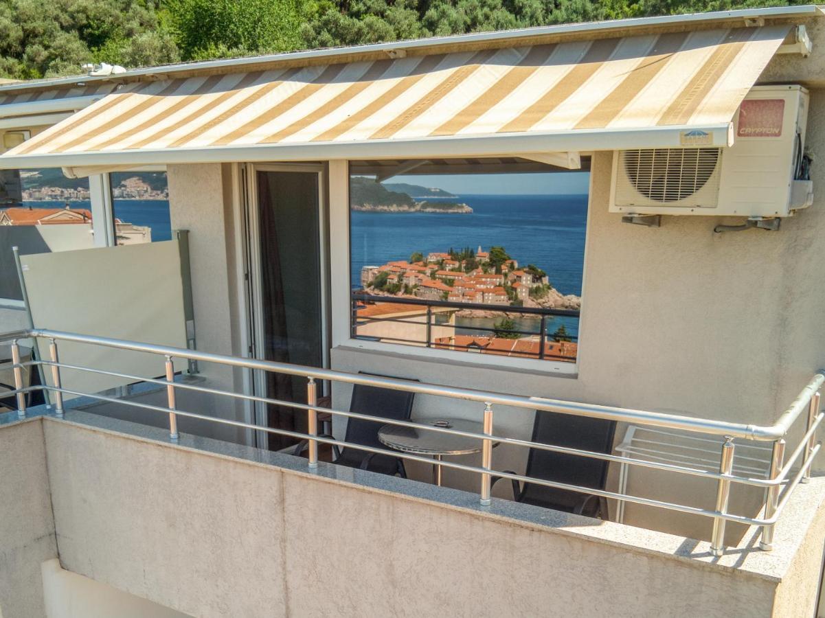 Apartman Marija LUX Sveti Stefan Bagian luar foto