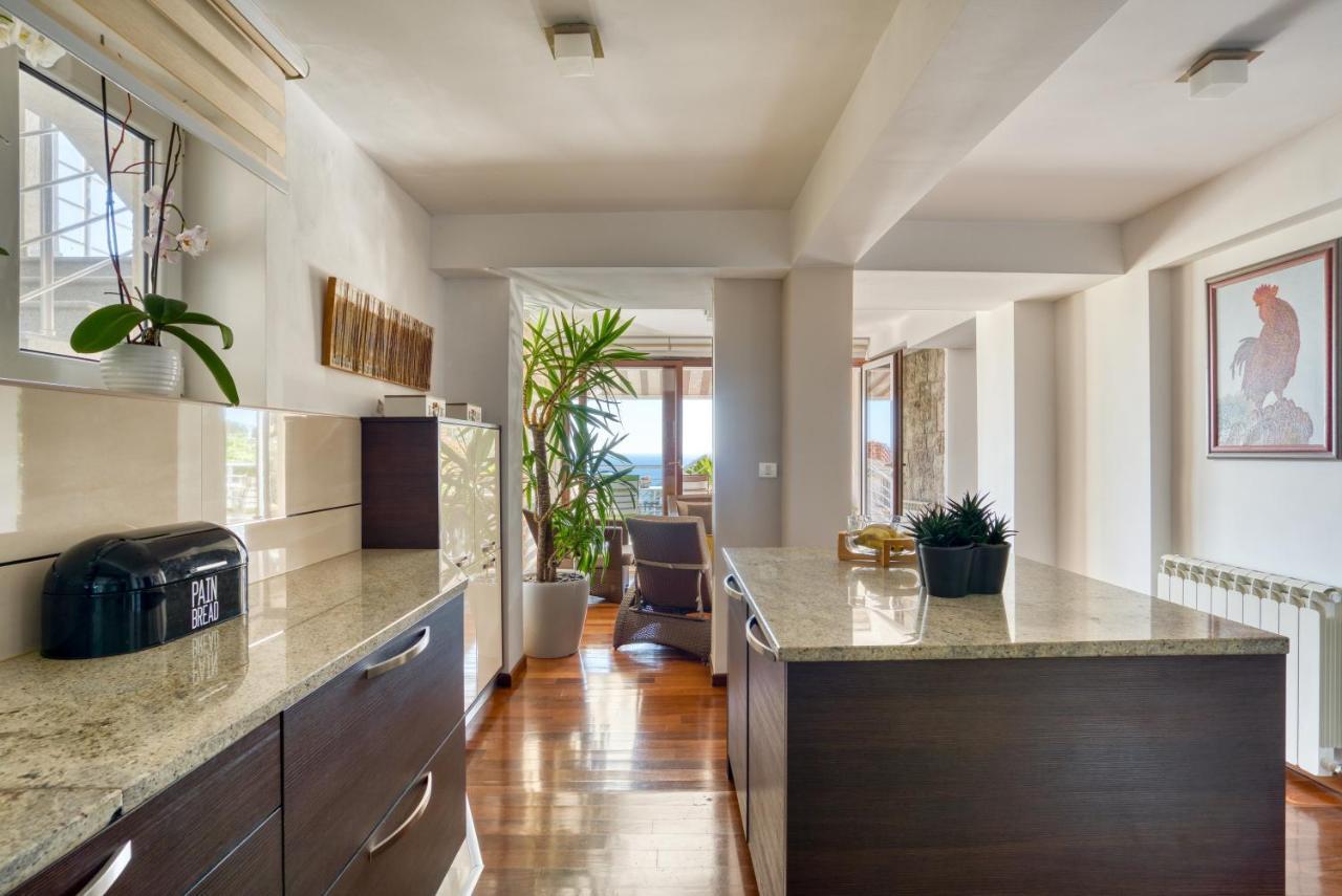 Apartman Marija LUX Sveti Stefan Bagian luar foto