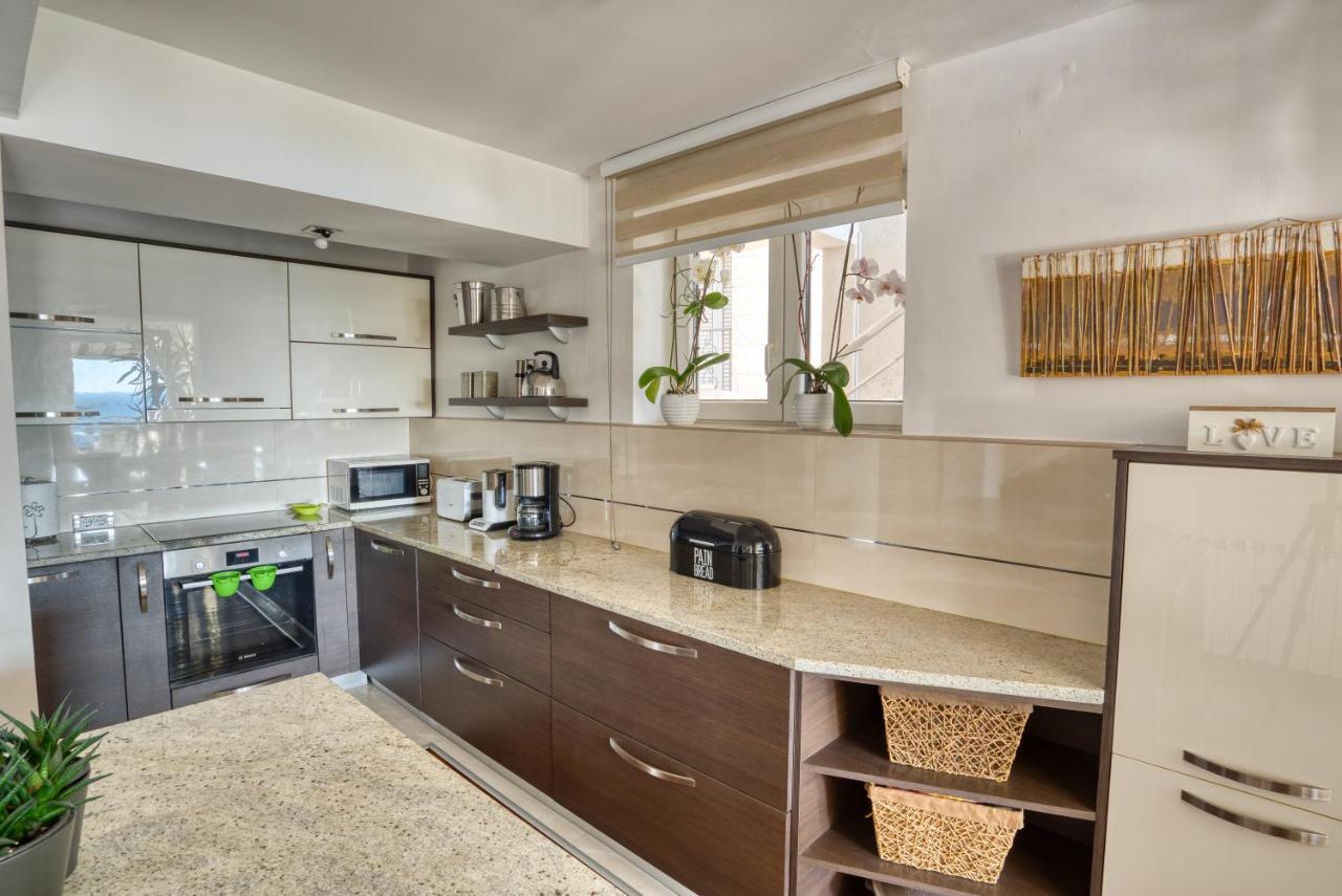 Apartman Marija LUX Sveti Stefan Bagian luar foto