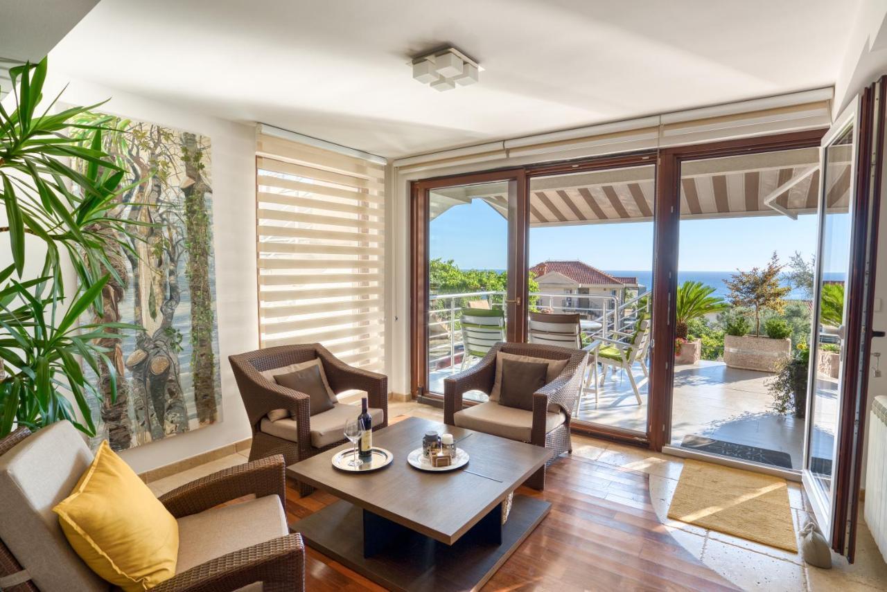 Apartman Marija LUX Sveti Stefan Bagian luar foto